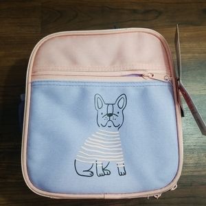 French Bulldog Lunch Tote Pink